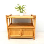 Retro Vintage Bamboe Dressoir Tv Meubel Jaren 70 Tv Kast thumbnail 3