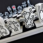 Keith Haring Schaakspel Zwart/wit Nieuw!! thumbnail 7