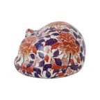 Grote Imari Poes Katten Beeld Sculptuur Emaille Japan Begin 20Ste Eeuw thumbnail 8