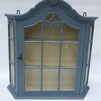 Vitrinekast In Blauw thumbnail 2