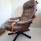 Deens Vintage Fauteuil Gemerkt Jaren 70 thumbnail 6