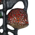 Perignem Paddenstoel Elisabeth Vandeweghe Keramische Wandsculptuur Jaren 60 thumbnail 3