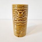 Retro Vaas Okergeel Tikibar Fifties Stijl thumbnail 8