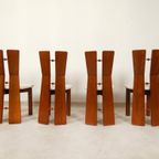 70'S Brutalist Dining Chairs - Bouclé Fabric thumbnail 5