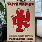 Keith Haring (1958-1990), Orginal 1995 Exhibition Poster thumbnail 3