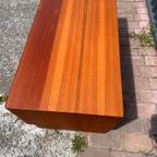 Lowboard Tvmeubel Kastje Vintage Teak Fineer thumbnail 8