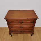 Vintage Queen Ann Ladekastje, Commode, Ladekast Badkamermeubel thumbnail 3