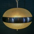 Vintage Hanging Lamp Made Of Glass And Chrome thumbnail 7