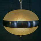 Vintage Hanging Lamp Made Of Glass And Chrome thumbnail 7