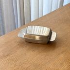Vintage Stainless Steel Butter Dish thumbnail 6