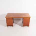 Monumental Danish Modern Executive Desk, 1950’S thumbnail 11