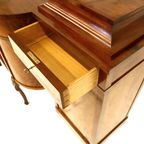 Uniek Victoriaans Gevlamd Mahonie Dressoir Uit De 19De Eeuw thumbnail 9