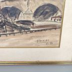 Peral - Aquarel - 1951 thumbnail 5