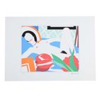 Offset Litho Naar Tom Wesselmann Monica With Tulips 299/450 Pop Art thumbnail 3