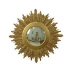 Zeer Grote Gouden Zonnespiegel Sunburst Spiegel Xl Hars 69Cm thumbnail 8