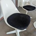 5 Vintage Arkana Tulipe Stoelen- Maurice Burke thumbnail 10