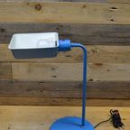 Bureaulamp Metaal Blauw Wit thumbnail 4