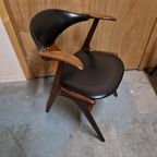 Set Van 6 Vintage Stoelen Koehoorn Stoelen Van Teeffelen thumbnail 17