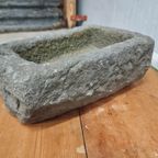 Antieke Trog Wasbak Plantenbak Waterbak Volvic 27X40Cm thumbnail 4