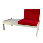 Mid Century Eenzitsbankje Met Tafel 1970S thumbnail 4