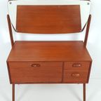 Vintage Deense Kaptafel Teak | Make Up Kastje Teak thumbnail 2