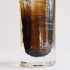 Cola Colored Vintage Glass Vase By Schott Zwiesel, Germany 1970S thumbnail 4