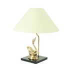 Hollywood Regency Tafellamp Regina Massive Zwaan Lamp 46Cm thumbnail 9