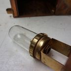 Antieke Navigatielantaarn, Scheepslamp, Scheepslantaarn Ahlemann Schlatter Bremen thumbnail 11
