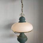 Schitterende Retro/vintage (elektrische) Mushroom 'olielamp' Plafondlamp Met 2 Lichtbronnen thumbnail 4