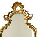 Klassieke Smalle Kuifspiegel Bladgoud Verguld Barok Stijl 72cm thumbnail 3