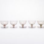 Vintage Rook Glazen Vruchten Of Ijscoupes thumbnail 6