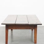 Grote Maar Elegante Antieke Salontafel Van Kastanjehout Uit Begin 19e Eeuw Met De Mooiste Kleuren thumbnail 3