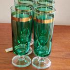 6X Vintage Borrelglazen Wijnglazen Champagne Glazen | Kerst thumbnail 9