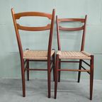 Set Vintage Keukenstoelen Lichtgewicht Gio Ponti Style thumbnail 5