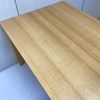 Vintage Schooltafel Eettafel Werktafel Licht Hout thumbnail 7