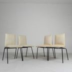 Set Van 4 Meurop Stoelen Door Pierre Guariche, Jaren 50 thumbnail 5