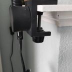 Vintage Zwarte Bureaulamp Met Klem thumbnail 4