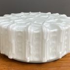 White Glass Ceiling Lamp By Peil & Putzler thumbnail 7