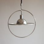 Silver Saturn Ceiling Lamp, Space Age 1970S thumbnail 5