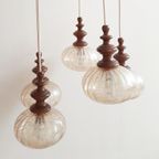 Vintage Teakhouten Cascade Lamp thumbnail 3