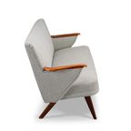 Deense Design Geherstoffeerde Sofa By Johannes Andersen En Gemaakt Door Cfc , 1960s thumbnail 6