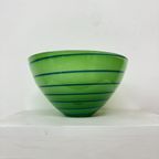 Anna Ehrner For Kosta Boda Epoque Green Stripe Bowl thumbnail 7