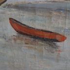 Karel Heymans (1899-1974) Bootjes Aan Het Strand thumbnail 4