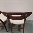 Nieuw Bekleed ! Deense Stoelen Set Van 4 Vintage Stoelen thumbnail 13
