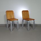 2 X Folding Chair By Nicolai Carels For Osini '90 thumbnail 5