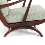 De Ster Fauteuil Stoel Vintage Reupholstered thumbnail 10
