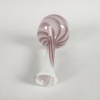 Empoli Glas - Av Hand - Opaline - Mondgeblazen - 50'S - Gevlamd - Swirl - thumbnail 6