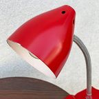 Vintage Rode Hala Zeist Klemspot Lamp / Tafellamp / Bureaulamp / Klemlamp thumbnail 6