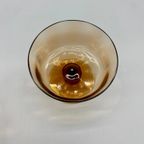 Set Coupe Glazen Amber Kristal 2 Stuks thumbnail 6