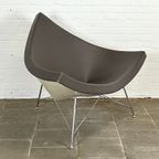 Iconische Vitra Coconut Chair – Modernistisch Design In Grijs Leer thumbnail 2